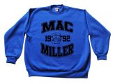 MOLETOM MAC MILLER BLUE TAMANHO M