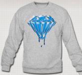 MOLETOM DIAMOND GRAY TAMANHO P